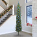 Kunstig juletre med 300 LED grønn 300 cm PVC og stål og plast vidaXL