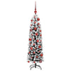Kunstig juletre med 150 LED grønn 120 cm PVC og stål og plast