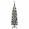 Kunstig juletre med 150 LED grønn 120 cm PVC og stål og plast