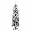 Kunstig juletre med 150 LED grønn 120 cm PVC og stål og plast