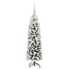 Kunstig juletre med 150 LED grønn 120 cm PVC og stål og plast