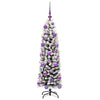 Kunstig juletre med 150 LED grønn 120 cm PVC og stål og plast