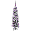 Kunstig juletre med 150 LED grønn 120 cm PVC og stål og plast