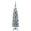 Kunstig juletre med 150 LED grønn 120 cm PVC og stål og plast