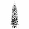 Kunstig juletre med 150 LED grønn 150 cm PVC og stål og plast