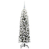 Kunstig juletre med 150 LED grønn 150 cm PVC og stål og plast