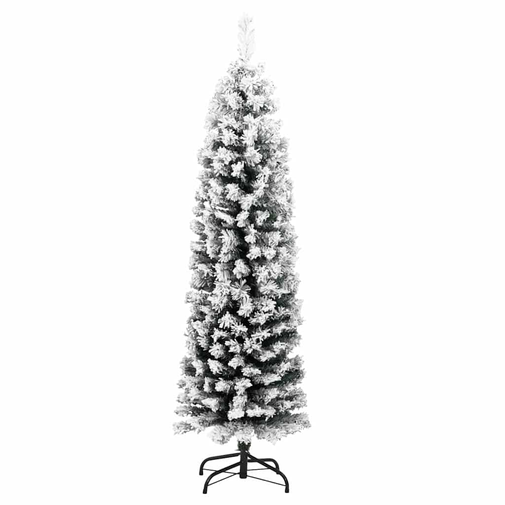 Kunstig juletre med 150 LED grønn 150 cm PVC og stål og plast