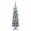 Kunstig juletre med 150 LED grønn 150 cm PVC og stål og plast