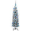 Kunstig juletre med 150 LED grønn 150 cm PVC og stål og plast