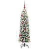 Kunstig juletre med 150 LED grønn 150 cm PVC og stål og plast