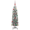 Kunstig juletre med 150 LED grønn 150 cm PVC og stål og plast