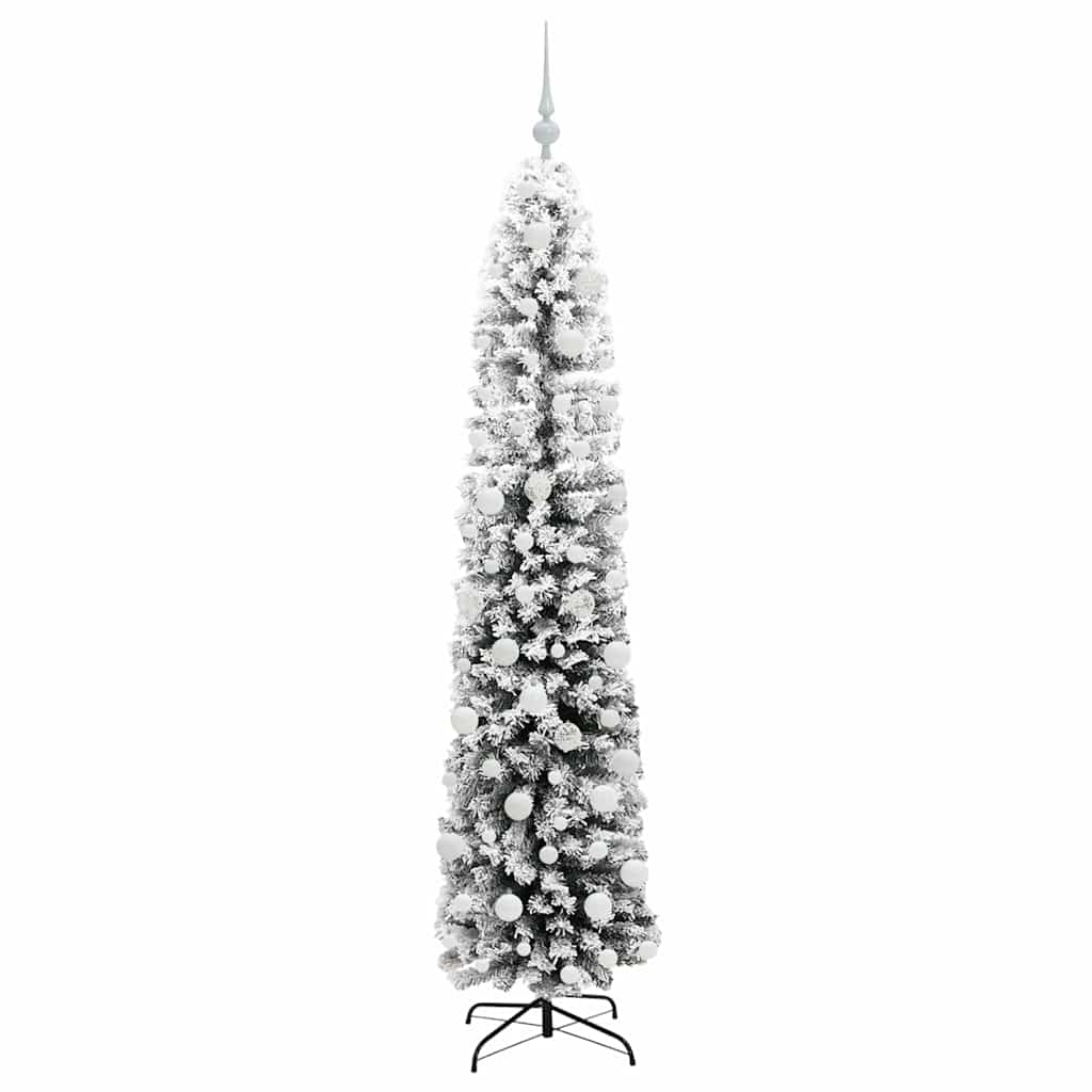 Kunstig juletre med 300 LED grønn 180 cm PVC og stål og plast
