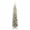 Kunstig juletre med 300 LED grønn 180 cm PVC og stål og plast
