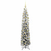 Kunstig juletre med 300 LED grønn 180 cm PVC og stål og plast