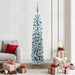 Kunstig juletre med 300 LED grønn 180 cm PVC og stål og plast