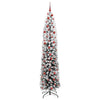 Kunstig juletre med 300 LED grønn 210 cm PVC og stål og plast