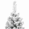 Kunstig juletre med 300 LED grønn 210 cm PVC og stål og plast