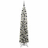 Kunstig juletre med 300 LED grønn 210 cm PVC og stål og plast