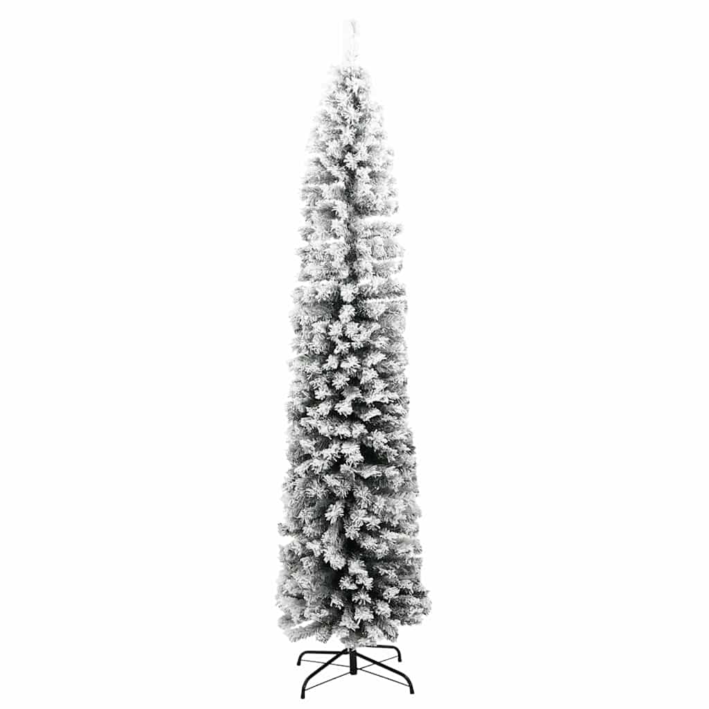 Kunstig juletre med 300 LED grønn 210 cm PVC og stål og plast