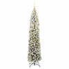 Kunstig juletre med 300 LED grønn 210 cm PVC og stål og plast