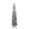 Kunstig juletre med 300 LED grønn 210 cm PVC og stål og plast
