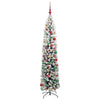 Kunstig juletre med 300 LED grønn 210 cm PVC og stål og plast