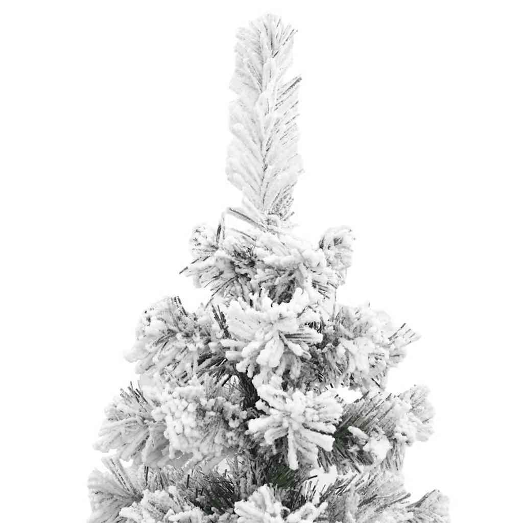 Kunstig juletre med 300 LED grønn 240 cm PVC og stål og plast