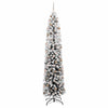 Kunstig juletre med 300 LED grønn 240 cm PVC og stål og plast