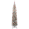 Kunstig juletre med 300 LED grønn 240 cm PVC og stål og plast