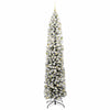 Kunstig juletre med 300 LED grønn 240 cm PVC og stål og plast