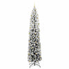 Kunstig juletre med 300 LED grønn 240 cm PVC og stål og plast