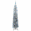 Kunstig juletre med 300 LED grønn 240 cm PVC og stål og plast