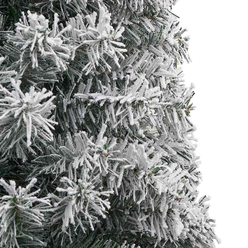 Kunstig juletre med 300 LED grønn 270 cm PVC og stål og plast