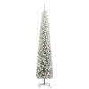 Kunstig juletre med 300 LED grønn 270 cm PVC og stål og plast