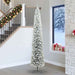 Kunstig juletre med 300 LED grønn 270 cm PVC og stål og plast