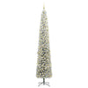 Kunstig juletre med 300 LED grønn 270 cm PVC og stål og plast