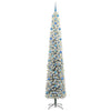 Kunstig juletre med 300 LED grønn 270 cm PVC og stål og plast