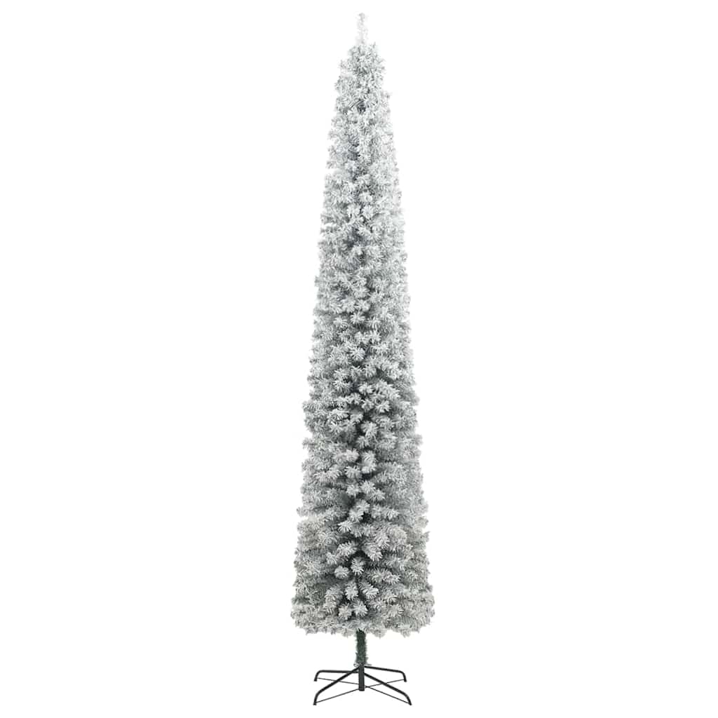 Kunstig juletre med 300 LED grønn 270 cm PVC og stål og plast