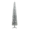 Kunstig juletre med 300 LED grønn 270 cm PVC og stål og plast