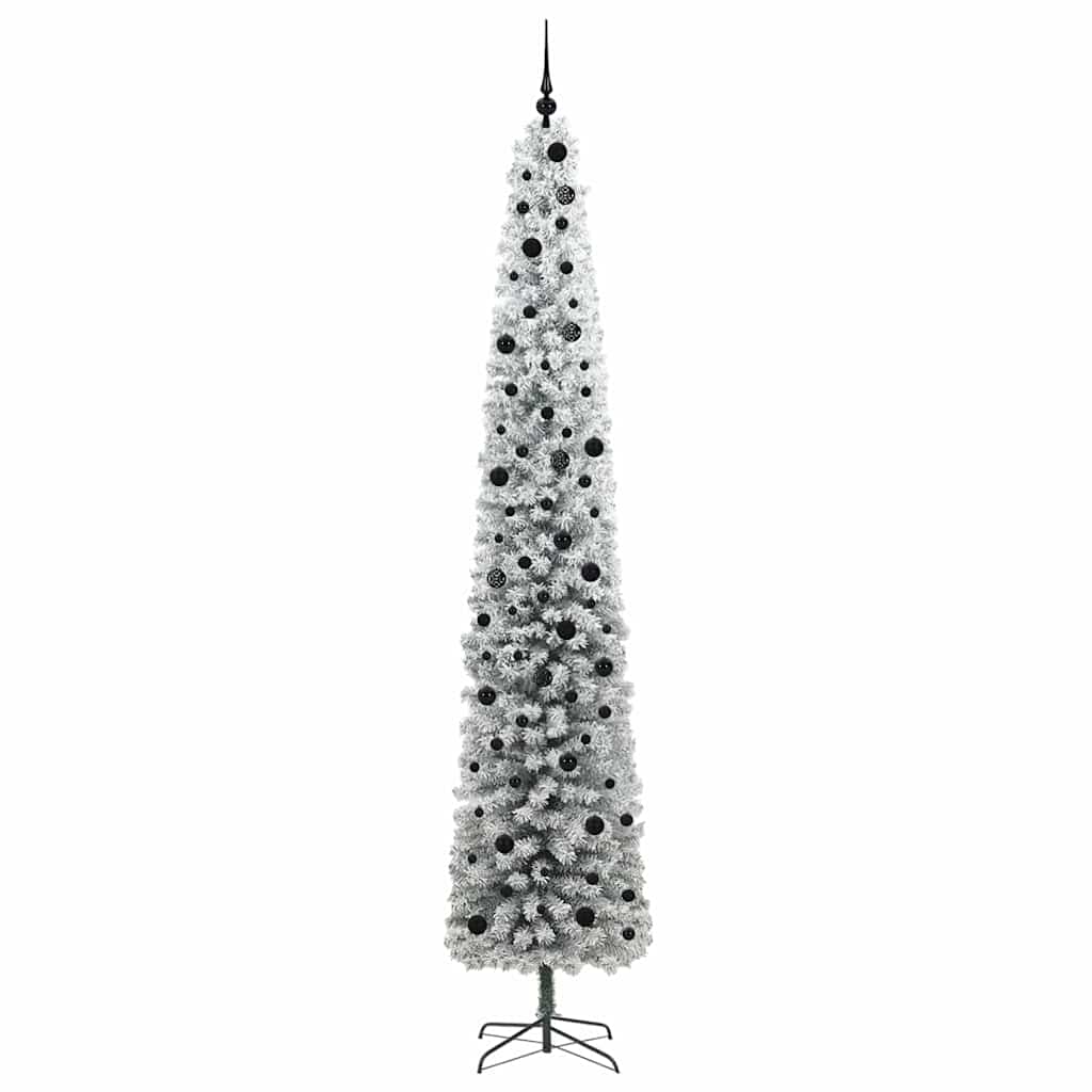 Kunstig juletre med 300 LED grønn 300 cm PVC og stål og plast