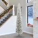 Kunstig juletre med 300 LED grønn 300 cm PVC og stål og plast