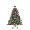 Kunstig juletre grønn 85 x 85 x 120 cm PVC og plast og stål