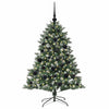Kunstig juletre grønn 85 x 85 x 120 cm PVC og plast og stål