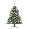 Kunstig juletre grønn 85 x 85 x 120 cm PVC og plast og stål