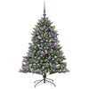 Kunstig juletre grønn 85 x 85 x 120 cm PVC og plast og stål