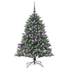 Kunstig juletre grønn 85 x 85 x 120 cm PVC og plast og stål