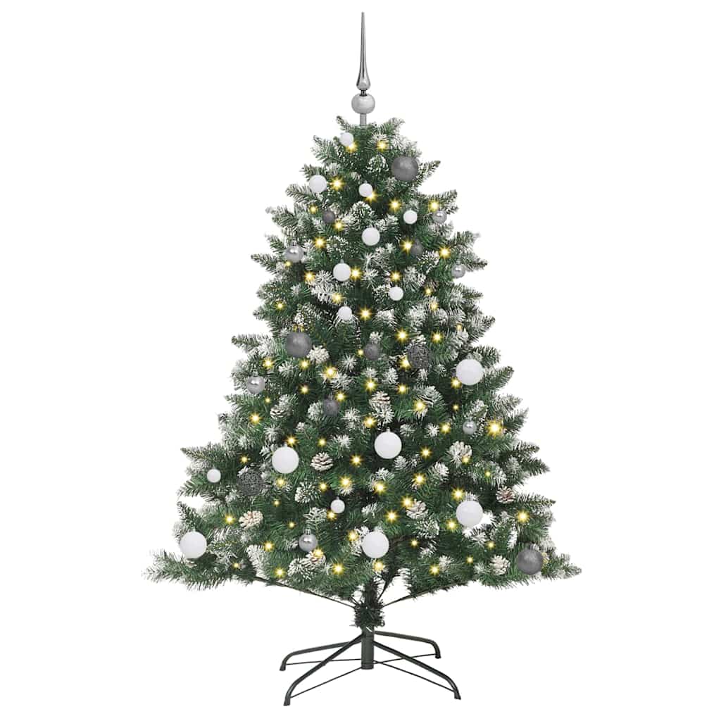 Kunstig juletre grønn 105 x 105 x 150 cm PVC og plast og stål