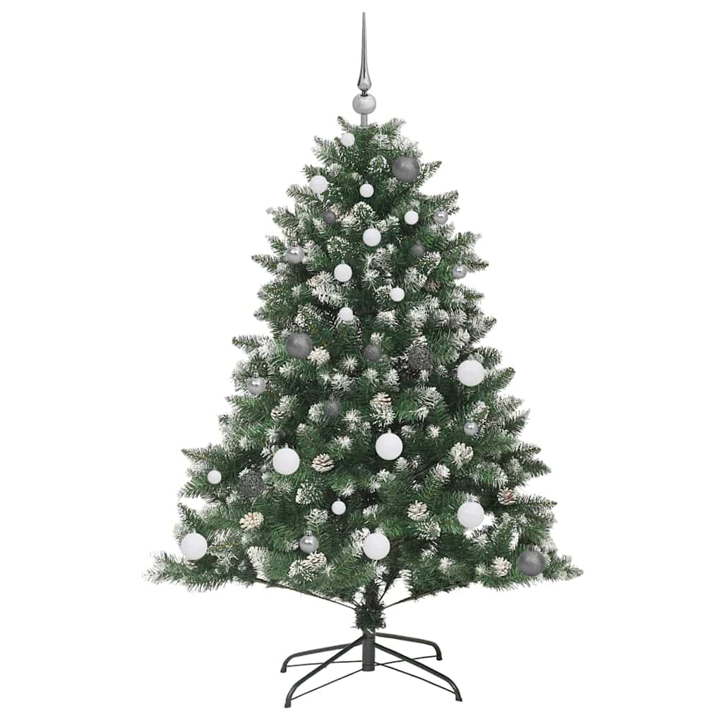 Kunstig juletre grønn 105 x 105 x 150 cm PVC og plast og stål