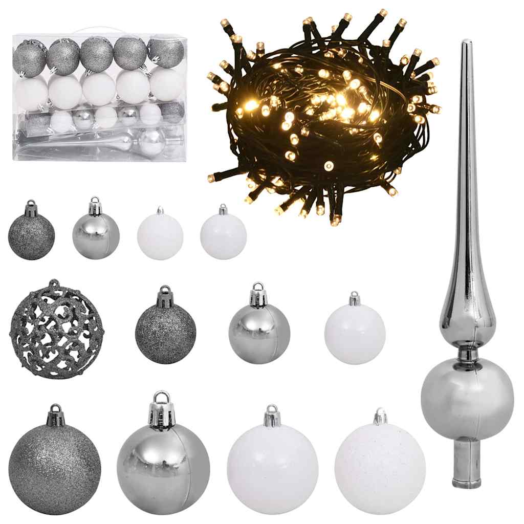 Kunstig juletre grønn 105 x 105 x 150 cm PVC og plast og stål