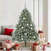 Kunstig juletre med 300 LED grønn 180 cm PVC og plast og stål